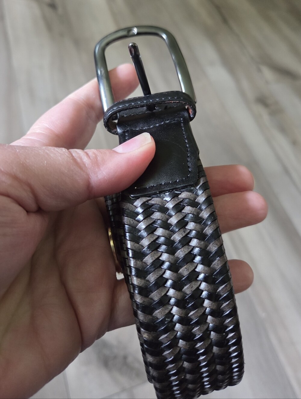 Torino Men's Braided Leather Belt